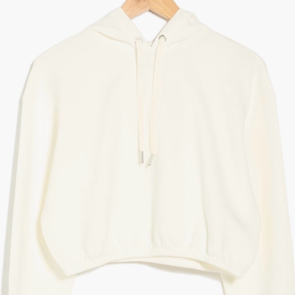 NWT SPANX Women's Cream Hoodie - Picture 3 of 7